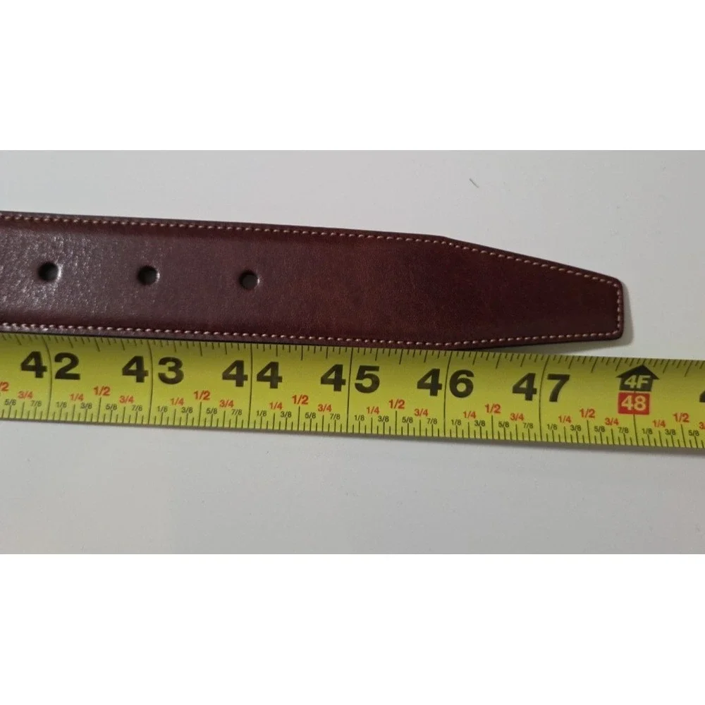 NEW Trafalgar 'Cortina' Leather Belt - Honey Maple - Size 42‎